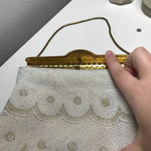 Vintage Michel Swiss Beaded Evening Bag Clutch - Picture 2 of 12